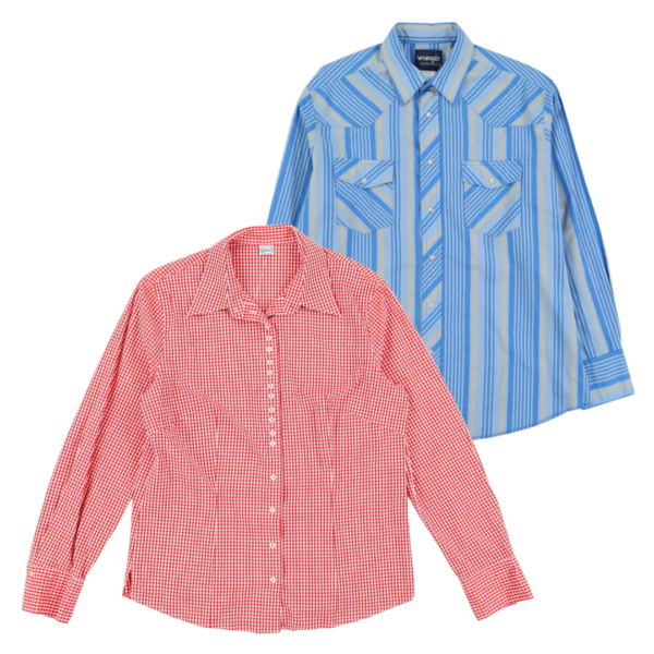 50x WESTERN STYLE SHIRTS